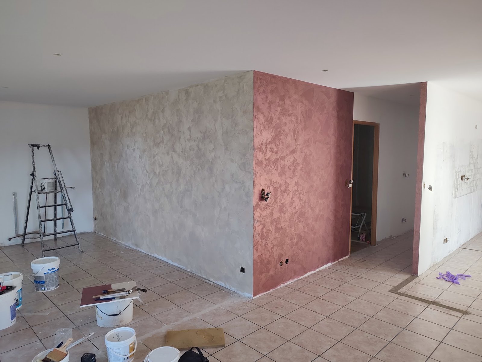 Revêtement mural décoratif réalisé par Entreprise Guyon